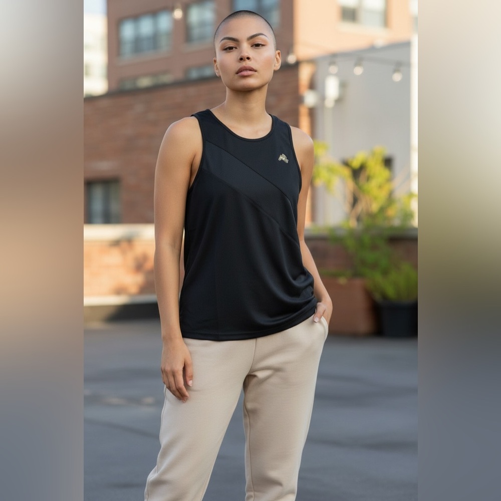 Tracksmith Black Women's Tank Top - Picture 2 of 7